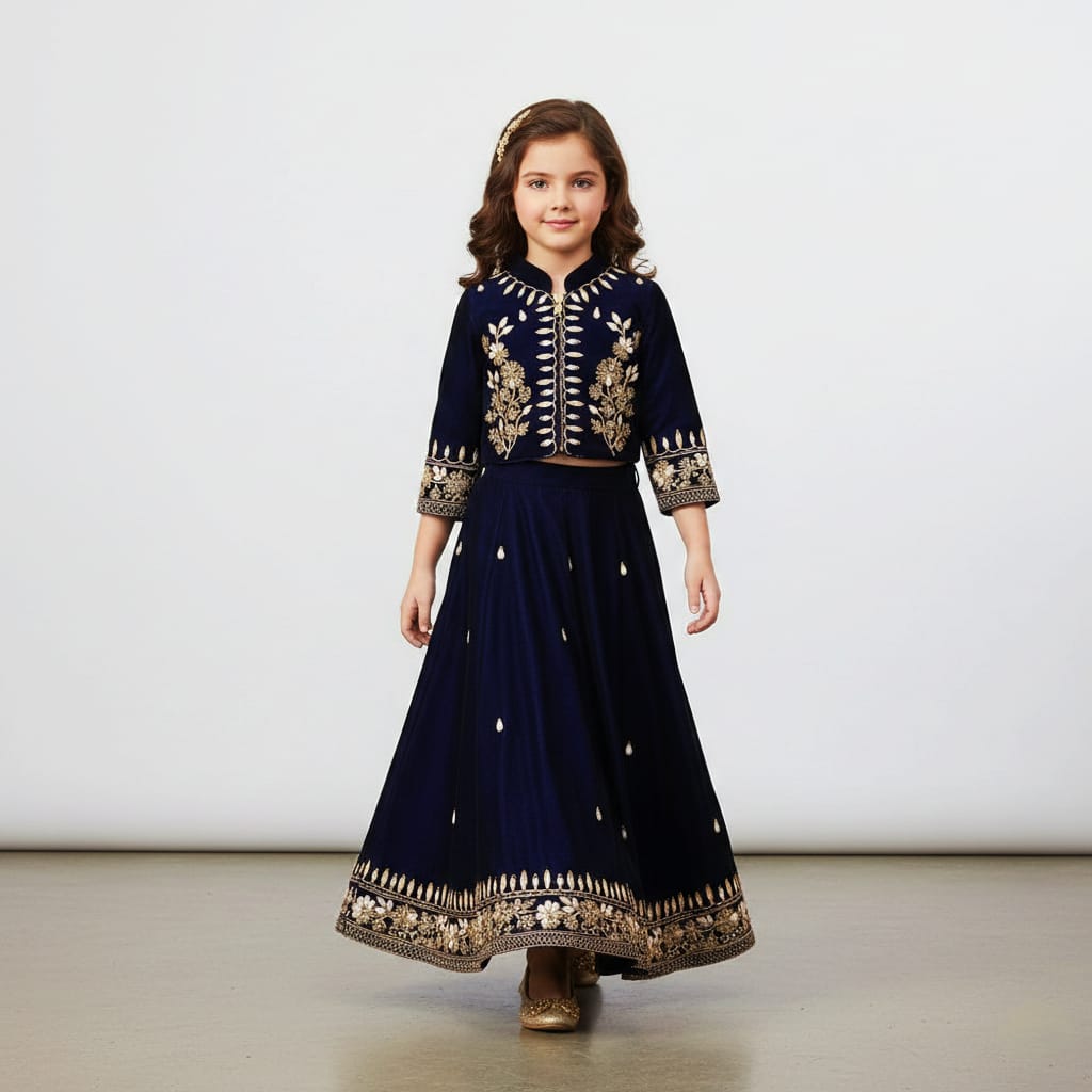 Pre Order: Sapphire Royale Lehenga Set