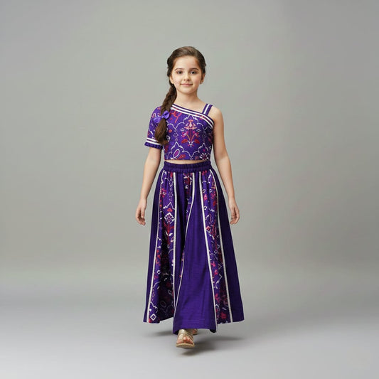 Pre Order: Purple Fairy Sharara Set