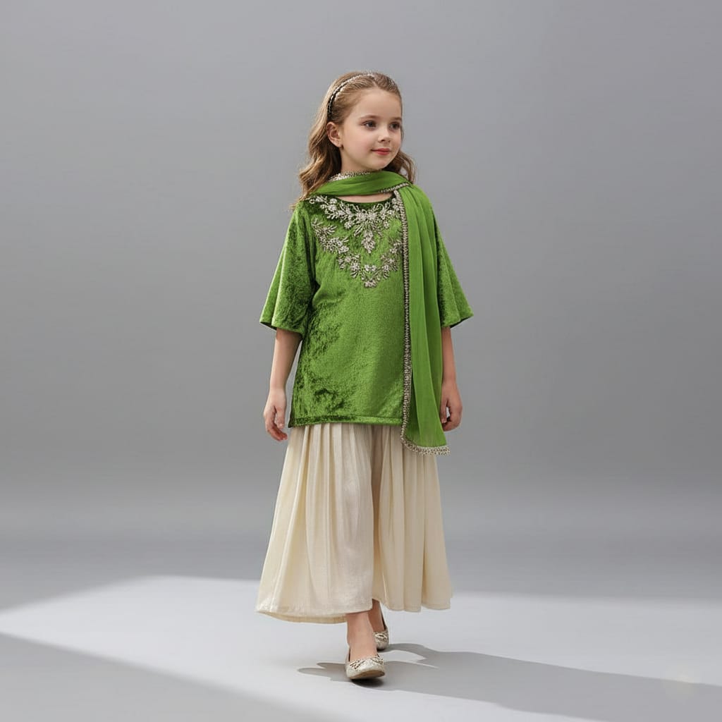 Pre Order: Emerald Grace Palazzo Set