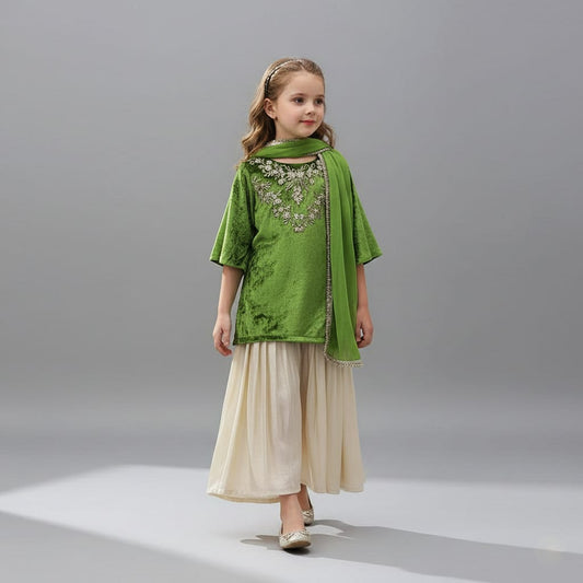 Pre Order: Emerald Grace Palazzo Set