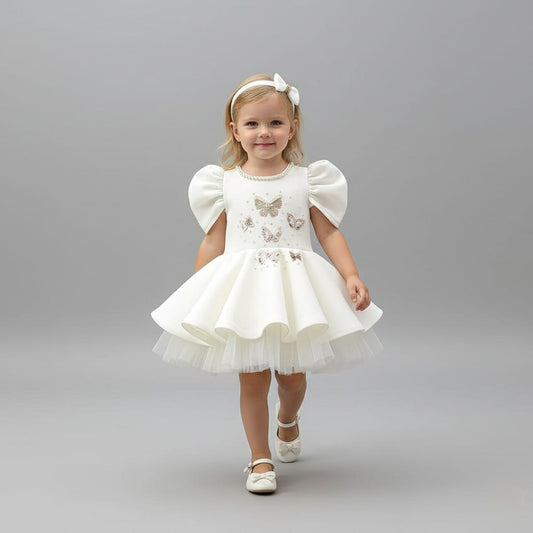 Pre Order: White Butterfly Dress