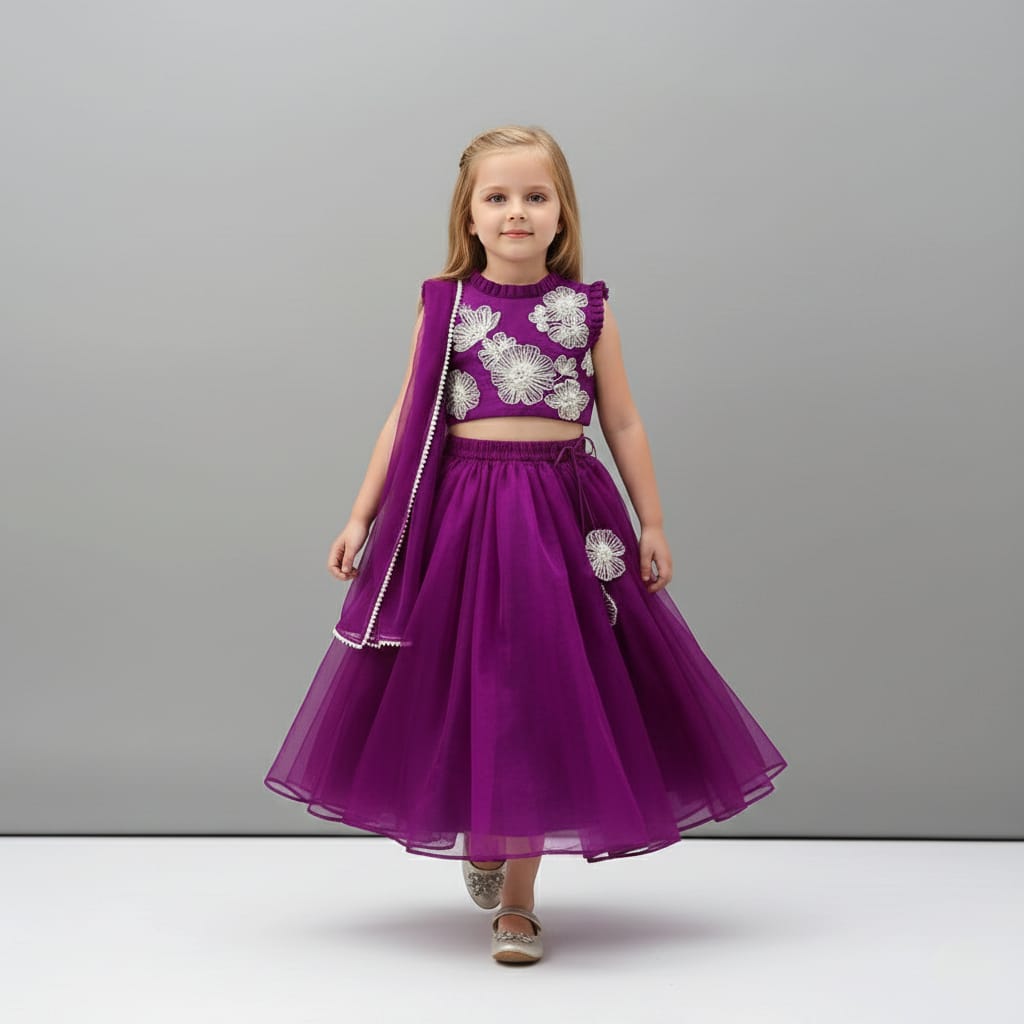 Pre Order: Royal Amethyst Lehenga