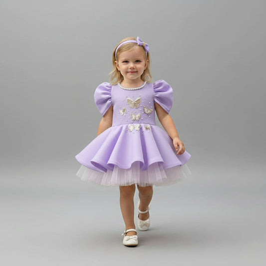 Pre Order: Lavender Butterfly Dress