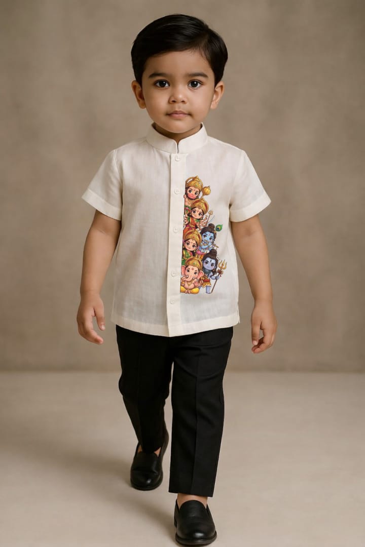 Pre Order: Bal Devta Collective Hand Painted Coord Set