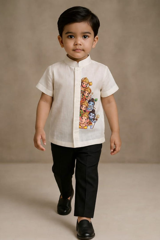 Pre Order: Bal Devta Collective Hand Painted Coord Set