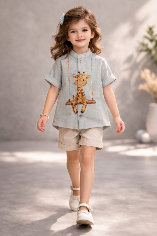 Pre Order: Swinging Giraffe Co-ord Set