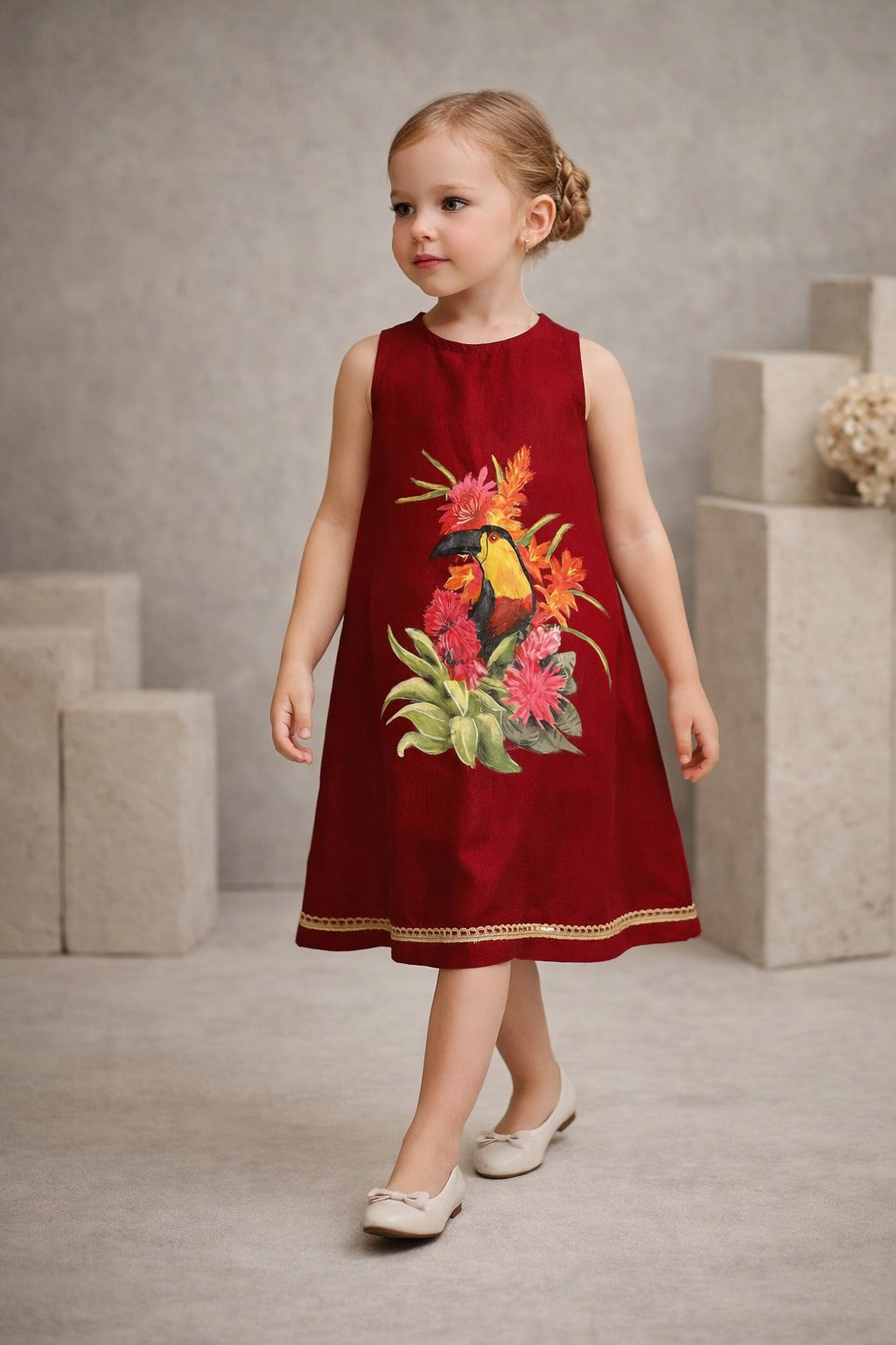 Pre Order: The Royal Toucan  Dress