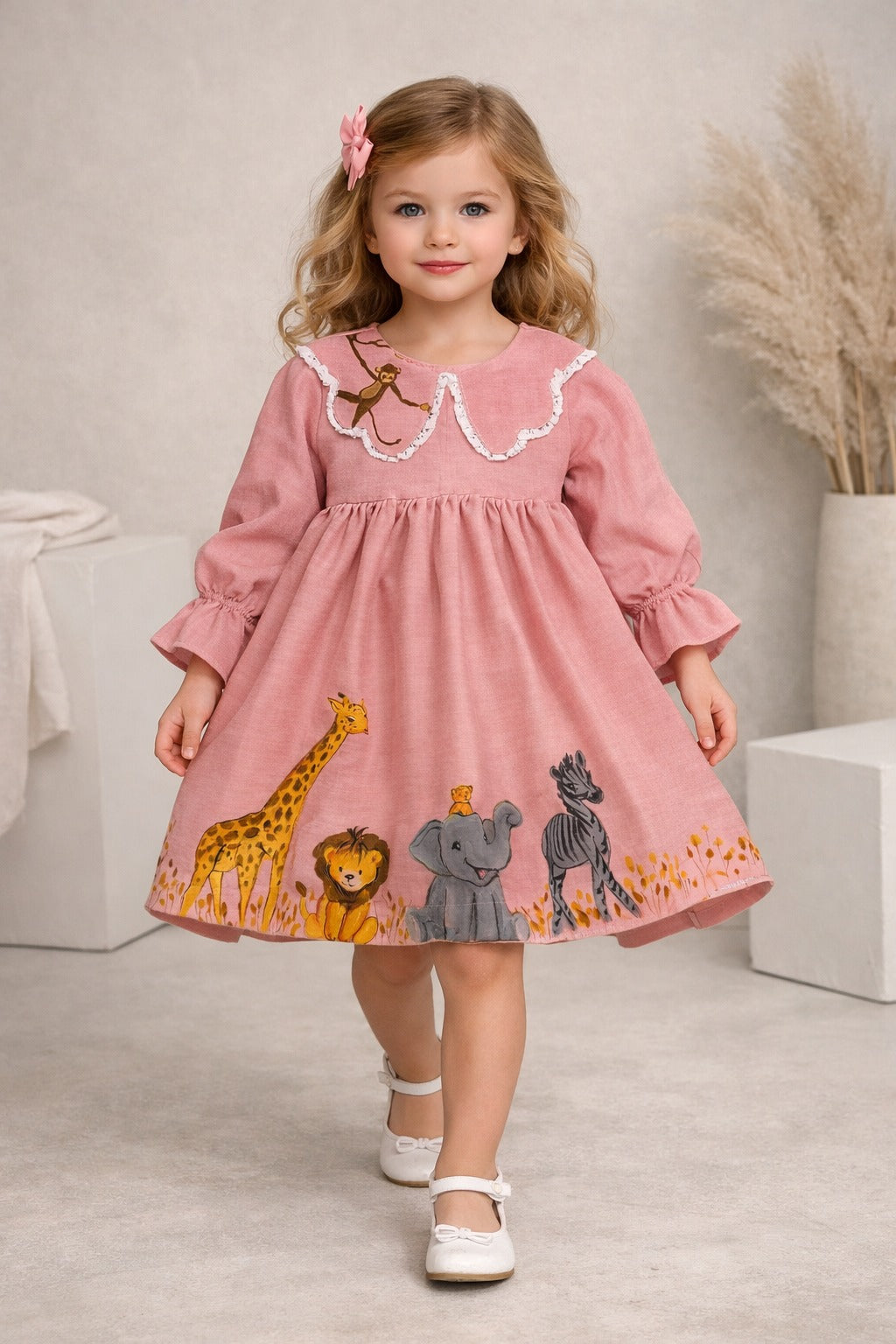 Pre Order: Blush Safari Dress