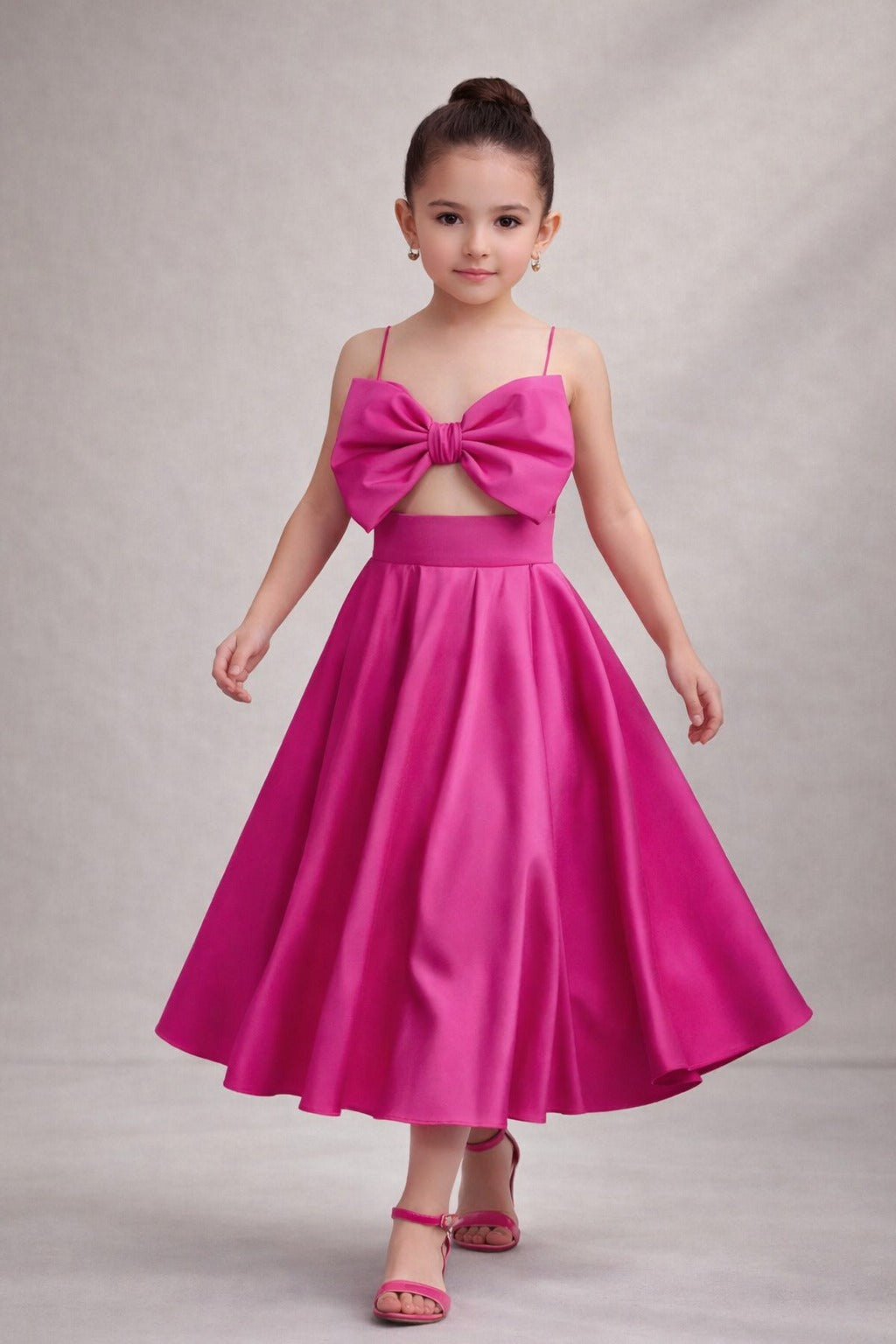 Pre Order: Pink Princess Bow Dress