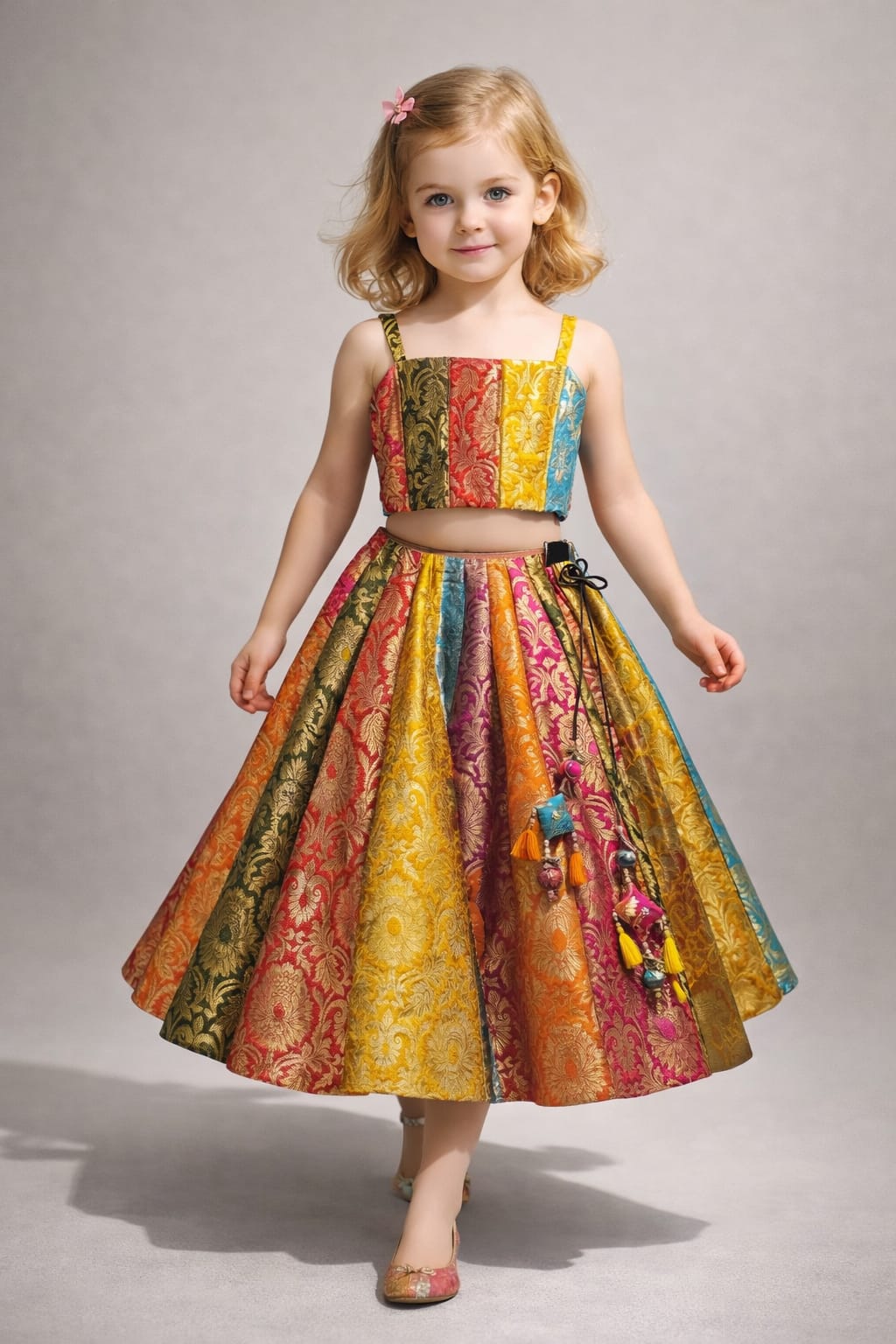 Pre Order: Royal Rangoli Lehenga