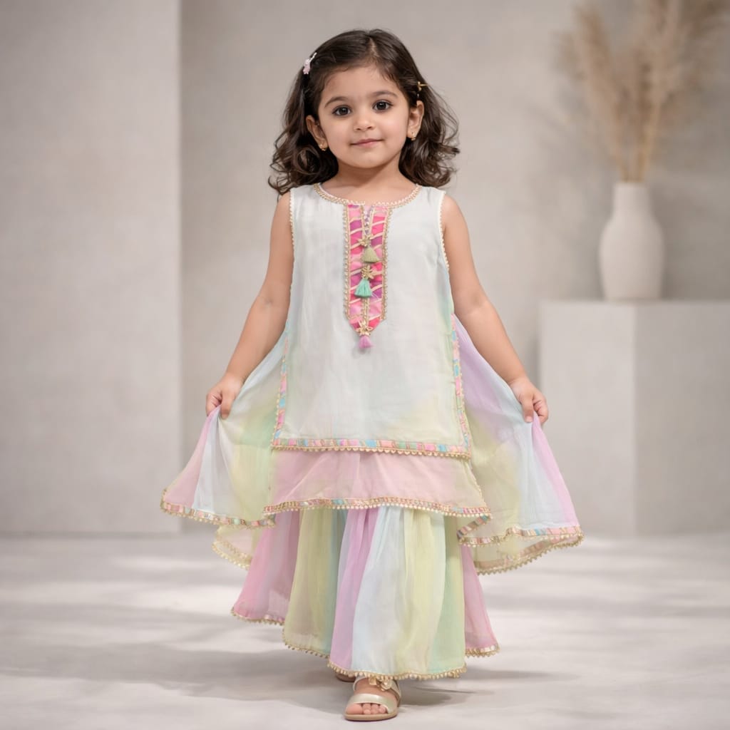 Pre Order: Pastel Princess Sharara Set