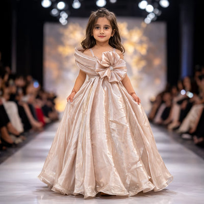 Pre Order: Champagne Royal Princess Gown