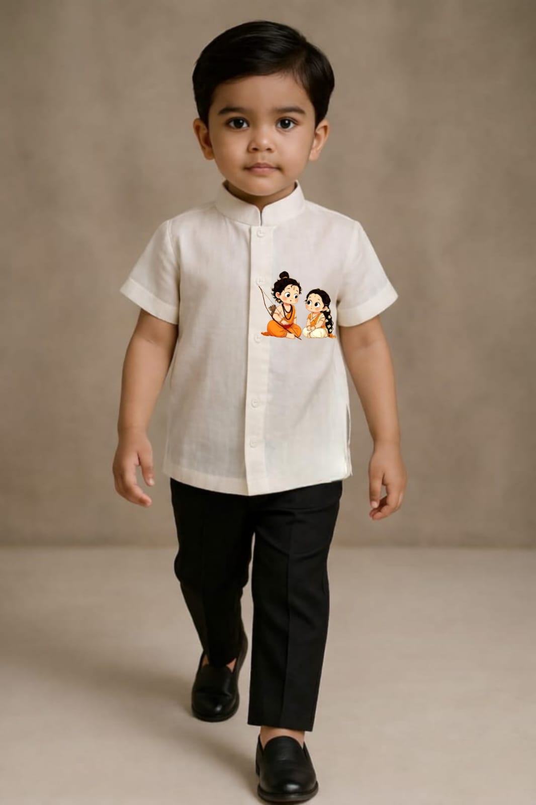 Pre Order: Bal Ram–Sita Divine Hand Painted Coord Set