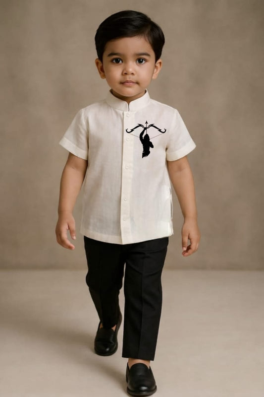 Pre Order: Ram Veer Archer Hand Painted Coord Set