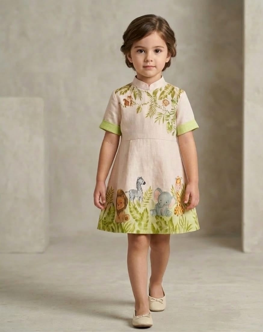 Pre Order: Little Safari Garden Dress
