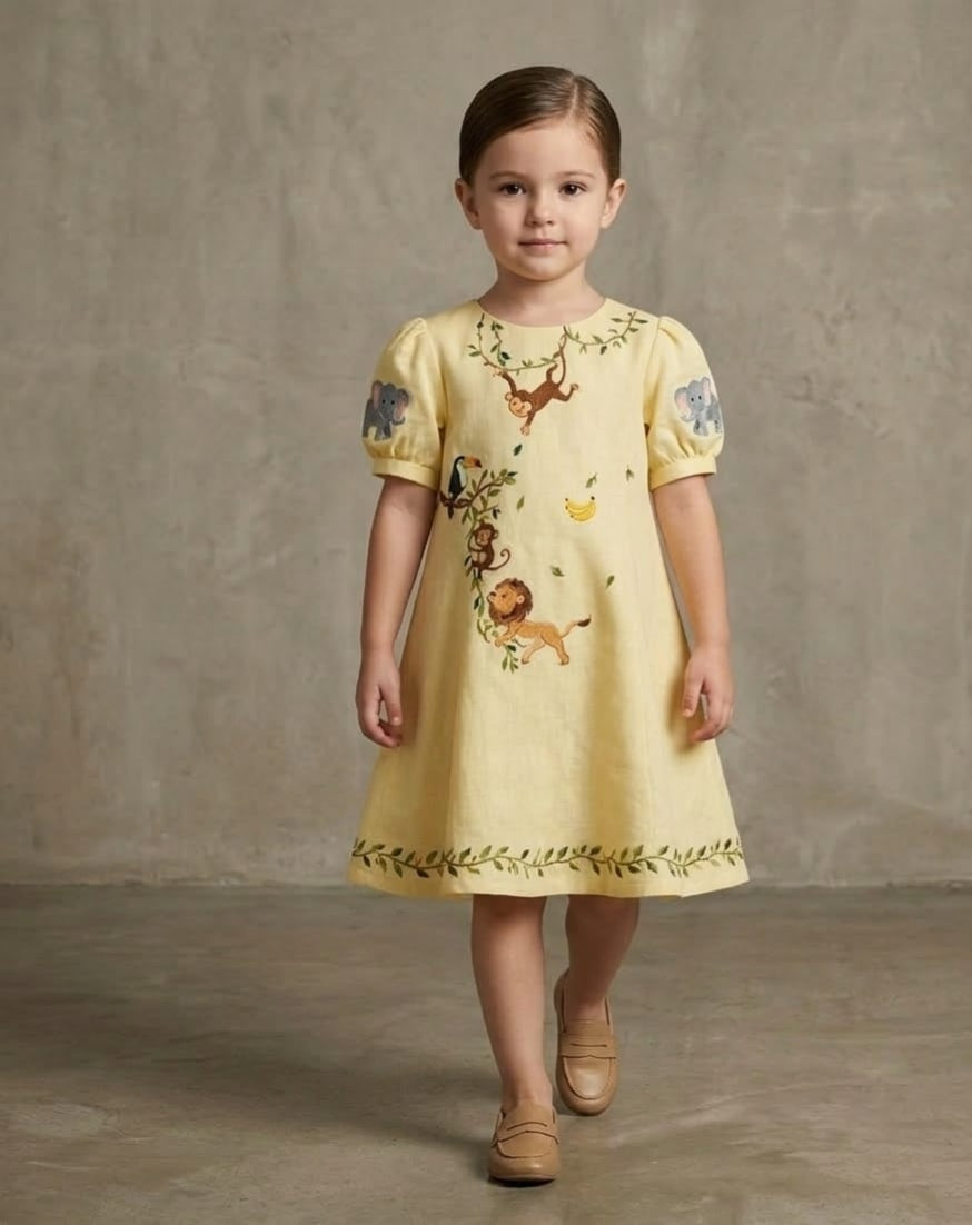 Pre Order: Little Safari Story Dress