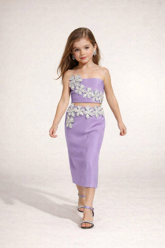 Pre Order: Lavender Crystal Blossom Set