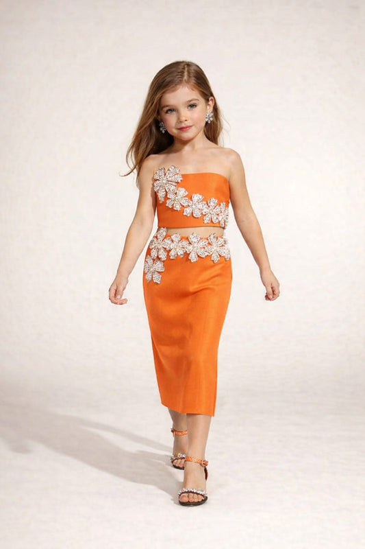 Pre Order: Orange Crystal Blossom Set