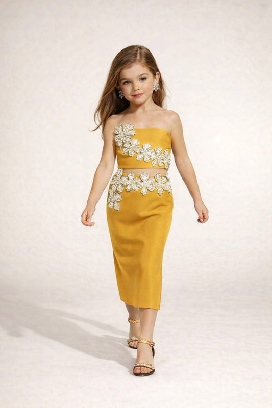 Pre Order: Yellow Crystal Blossom Set