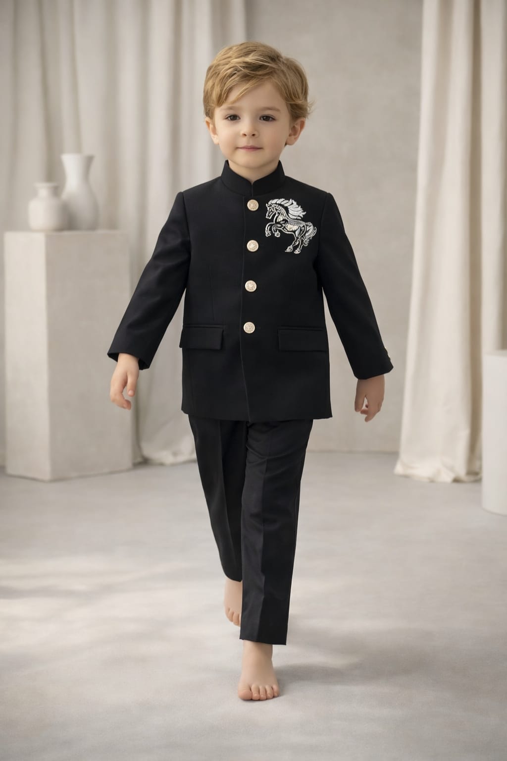 Pre Order: Midnight Maharaja Sherwani