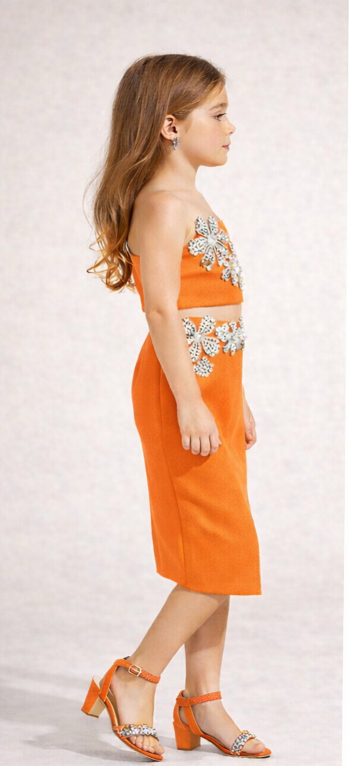 Pre Order: Orange Crystal Blossom Set