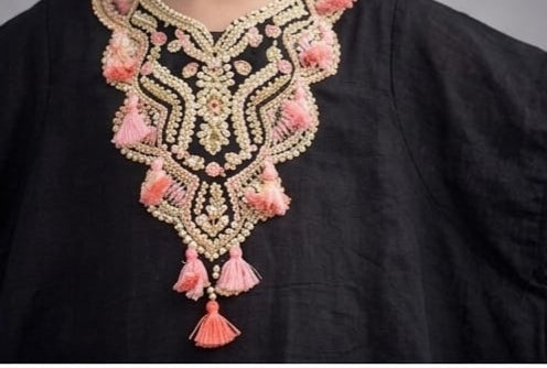 Pre Order: Noor Noir Kurta Set