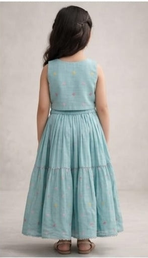 Pre Order: Neel Pankhuri Lehenga Set