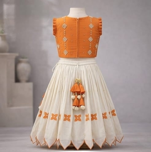 Pre Order: Phool Rang Leher Lehenga Set