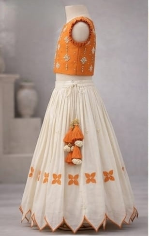 Pre Order: Phool Rang Leher Lehenga Set
