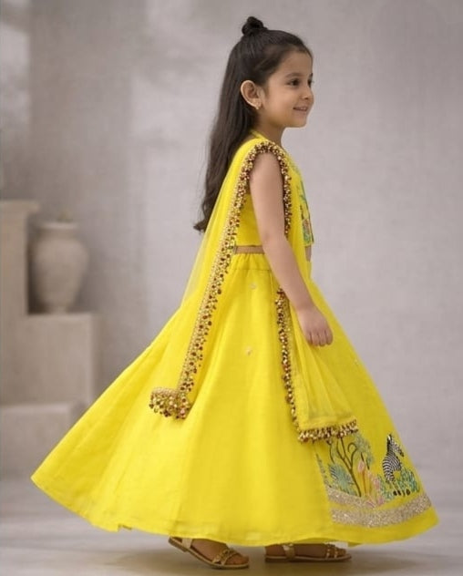 Pre Order: Jungle Jashn Lehenga Set