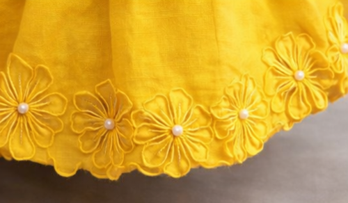 Pre Order: Sunheri Phool Lehenga
