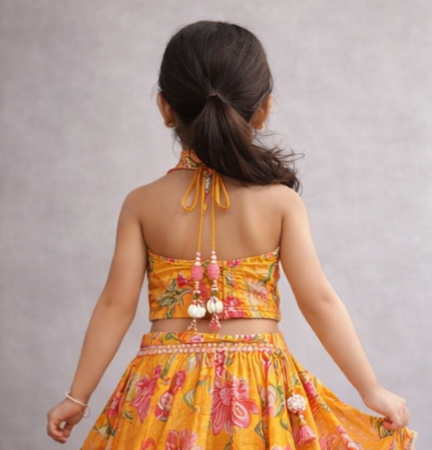 Pre Order: Surya Pushp Ensemble Lehenga Set