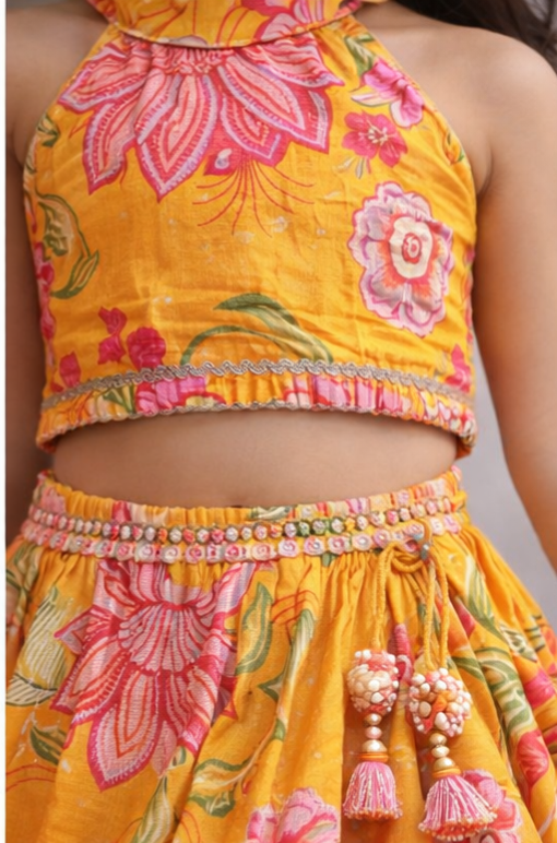 Pre Order: Surya Pushp Ensemble Lehenga Set