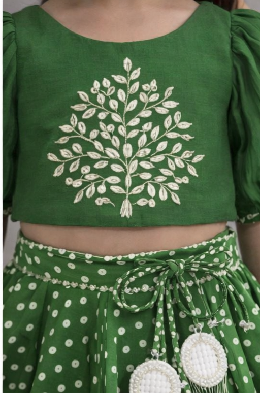 Pre Order: Mehendi Rang Ensemble Lehenga Set