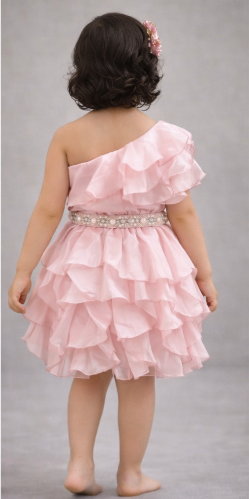 Pre Order: Blush Princess Ruffle Dress