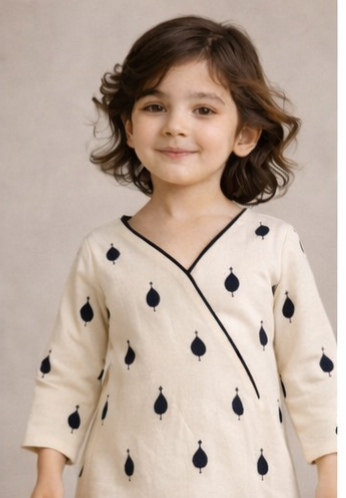 Pre Order : White Noir Kurta Set