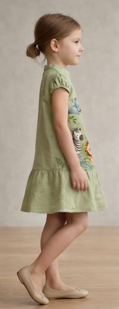 Pre Order: Little Jungle Friends Dress