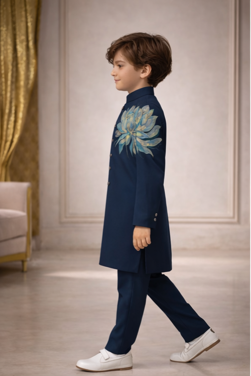 Pre Order: Midnight Lotus Sherwani