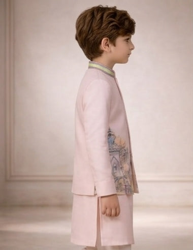 Pre Order:Blush Heritage Sherwani