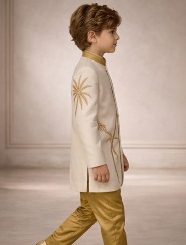 Pre Order: White Palm Royale Sherwani