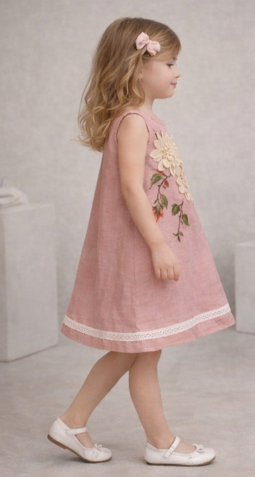 Pre Order: Blush Hummingbird Bloom Dress
