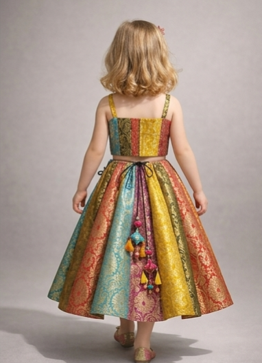 Pre Order: Royal Rangoli Lehenga