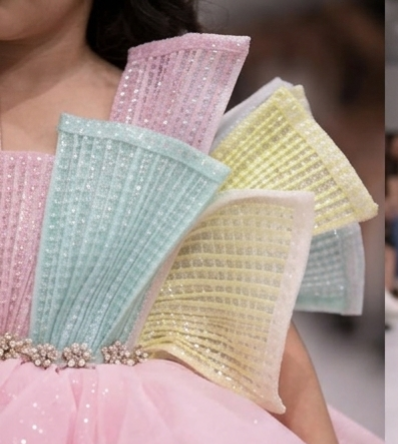 Pre Order: Pastel Rainbow Princess Dress