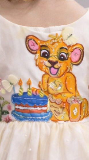 Pre Order: Cute Lion Celebration Dress