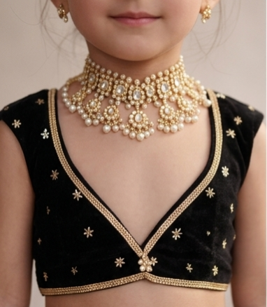 Pre Order: Noir Royal Princess Lehenga Set