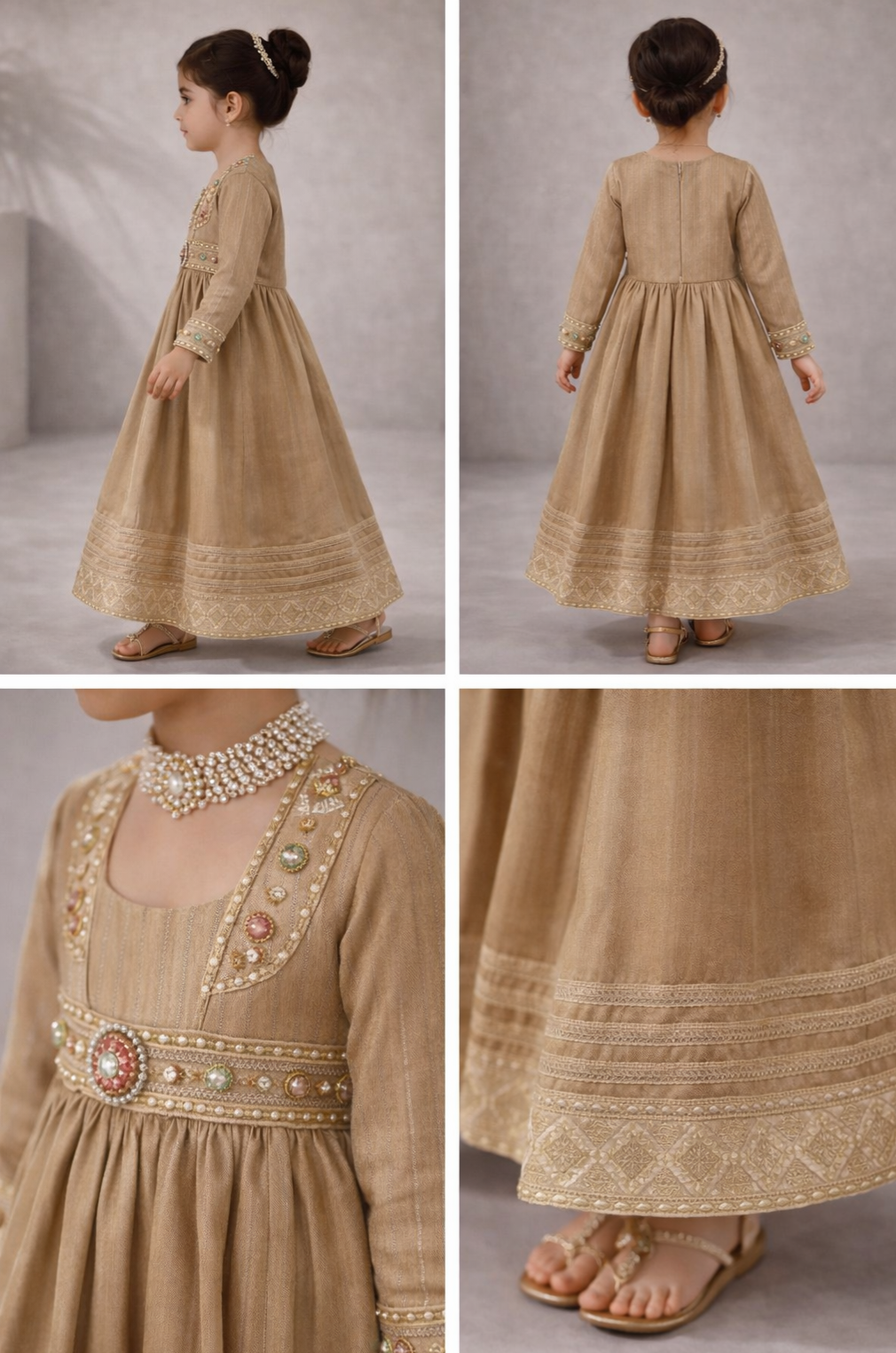 Pre Order: Sunehri Rajkumari Gown