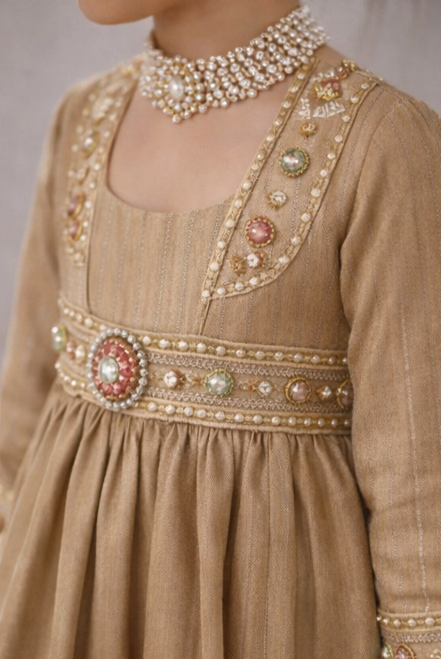 Pre Order: Sunehri Rajkumari Gown
