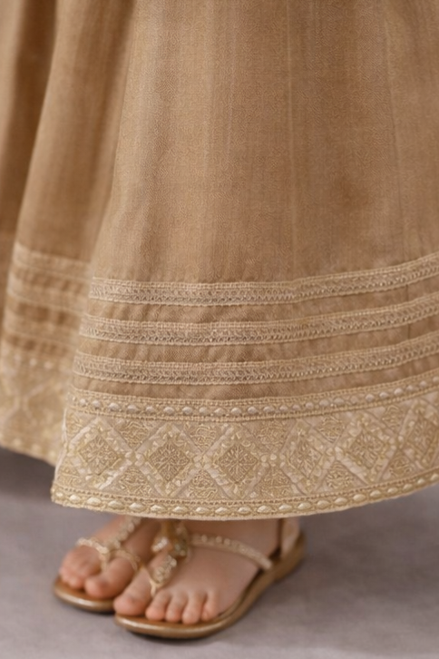 Pre Order: Sunehri Rajkumari Gown