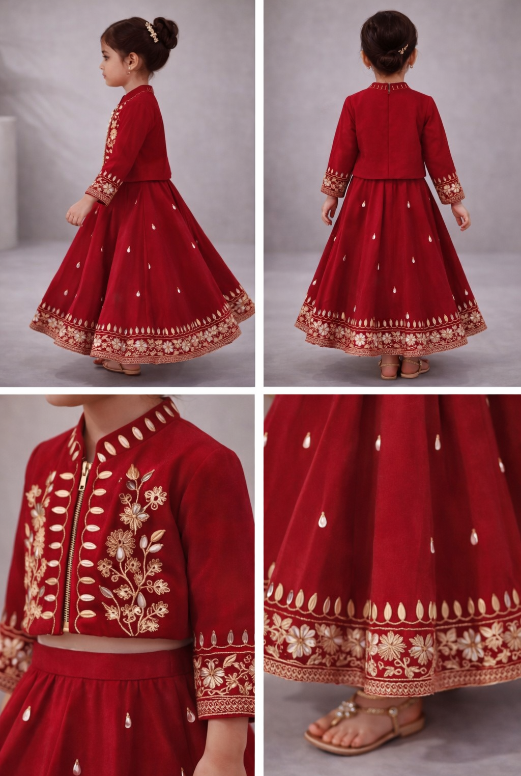Pre Order: Sindoori Noor Lehenga Set