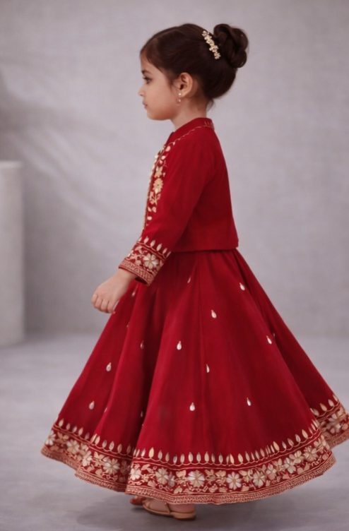 Pre Order: Sindoori Noor Lehenga Set